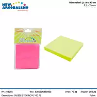 Foto articolo dell\'articolo 100 PZ STICK NOTE 7,6X7,6 CM CAS332 