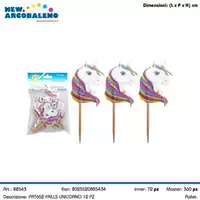 Foto articolo dell\'articolo 12 PZ DECORAZIONE UNICORNO PRT652 
