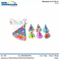 Foto articolo dell\'articolo 6 PZ CAPPELLO PARTY H 20 CM PRT20 