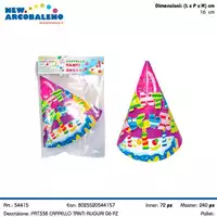 Foto articolo dell\'articolo 6 PZ CAPPELLO TANTI AUGURI H 16 CM PRT338 