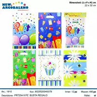 Foto articolo dell\'articolo 8 PZ BUSTA REGALO 22X32 CM PRT254 