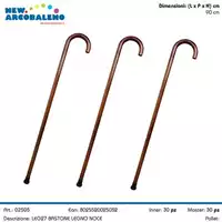 Foto articolo dell\'articolo BASTONE IN LEGNO MARRONE 90 CM LEG27