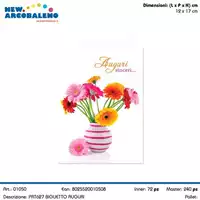 Foto articolo dell\'articolo BIGLIETTO AUGURI 17X12 CM PRT627 