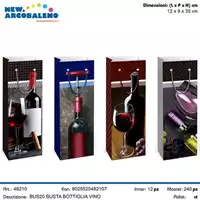 Foto articolo dell\'articolo BUSTA BOTTIGLIA VINO 12X9X35 CM BUS20