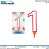 CANDELA N°1 BIG H 11,5 CM PRT544 