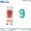 Foto articolo dell\'articolo CANDELA POIS N°9 H 8 CM PRT709 