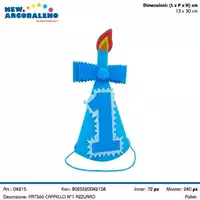 Foto articolo dell\'articolo CAPPELLO N°1 AZZURRO 13X30 CM PRT566 