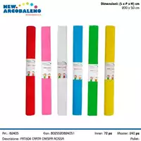 Foto articolo dell\'articolo CARTA CRESPA ROSSA 0,5X2 mt PRT604