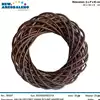 Foto articolo dell\'articolo CERCHIO DECORATIVO IN VIMINI MARRONE Ø34x8 CM AN138 