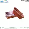 Foto articolo dell\'articolo CESTINO FODERATO MARRONE IN BAMBU' CPN05 