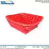 Foto articolo dell\'articolo CESTINO QUADRATO ROSSO 20X20X8 CM CPN14 