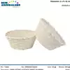 Foto articolo dell\'articolo CESTINO ROTONDO BIANCO IN BAMBU' CPN28 