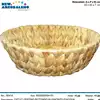 Foto articolo dell\'articolo CESTINO ROTONDO IN GIACINTO D'ACQUA Ø24X7 CM CST117 
