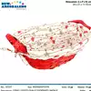 Foto articolo dell\'articolo CESTO OVALE FODERATO NATALE CPN31 