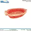 Foto articolo dell\'articolo CESTO OVALE MIELE/ORO/ROSSO 36X27X10 CM CNT163 