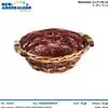 Foto articolo dell\'articolo CESTO ROTONDO NOCE 29X29X10 CM CNT218 