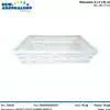 Foto articolo dell\'articolo CESTO SHABBY BIANCO IN BAMBU' 38X30X9 CM CNT267 