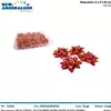 Foto articolo dell\'articolo CONFEZIONE 24 PZ COCCARDE METALLIZATE ROSSE 6,5 CM AN16 