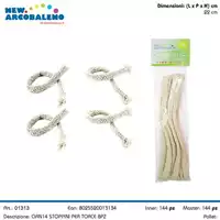Foto articolo dell\'articolo CONFEZIONE 8 PZ STOPPINI TORCE 22 CM GRN14 