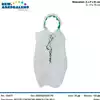 Foto articolo dell\'articolo CORONCINA BIANCA CON VELO 17X17X74 CM PRT572 