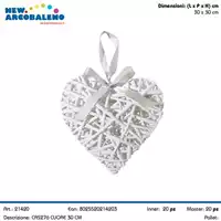 Foto articolo dell\'articolo CUORE DECORATIVO 30X30 CM CAS276 