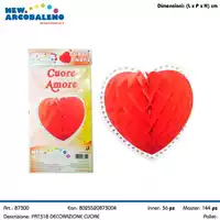 Foto articolo dell\'articolo DECORAZIONE CUORE PRT318 