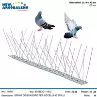 Foto articolo dell\'articolo DISSUASORE PER UCCELLI 80 SPILLI 100 CM GRN01