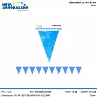 Foto articolo dell\'articolo FESTONE BANDIERA AZZURRA  4 MT PRT74 