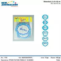 Foto articolo dell\'articolo FESTONE PENSILE E' UN BIMBO 12X12X91 CM PRT234 