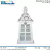 Foto articolo dell\'articolo LANTERNA BIANCA IN LEGNO 15X15X32 CM CAS400