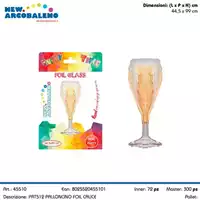 Foto articolo dell\'articolo PALLONCINO FOIL CALICE 44,5X99 CM CA. PRT512 