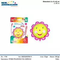 Foto articolo dell\'articolo PALLONCINO FOIL GIRASOLE Ø 89 CM CA. PRT226 