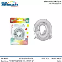 Foto articolo dell\'articolo PALLONCINO FOIL LETTERA Q H 65 CM CA. PRT433 
