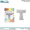 Foto articolo dell\'articolo PALLONCINO FOIL LETTERA T H 65 CM CA. PRT436 