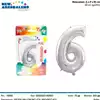 Foto articolo dell\'articolo PALLONCINO FOIL N°6  H 60 CM CA. PRT306 