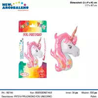 Foto articolo dell\'articolo PALLONCINO FOIL UNICORNO 87X117 CM CA. PRT516 