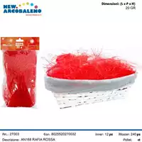 Foto articolo dell\'articolo RAFIA ROSSA 20 GR. AN168