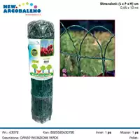 Foto articolo dell\'articolo RETE METALLICA PLASTIFICATA BORDURA 0,65X10 MT GRN59 