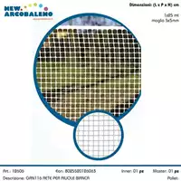 Foto articolo dell\'articolo RETE PER AIUOLE BIANCA 1X25 MT (MAGLIA 5X5 MM) GRN116 