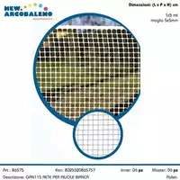 Foto articolo dell\'articolo RETE PER AIUOLE BIANCA 1X5 MT (MAGLIA 5X5 MM) GRN115 