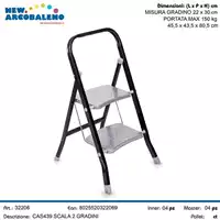 Foto articolo dell\'articolo SCALA IN ACCIAIO 2 GRADINI CAS439