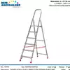 Foto articolo dell\'articolo SCALA IN ALLUMINIO CON PEDANA IN ACCIAIO 6 GRADINI CAS423