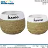 Foto articolo dell\'articolo SET 2 PZ CESTO SACCO DECORO HOME CST135 