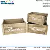 Foto articolo dell\'articolo SET 3 CASSETTE LEGNO HOME VSL38 