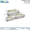 Foto articolo dell\'articolo SET 3 PZ CASSETTA BIANCA FODERATA VSL25 
