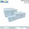 Foto articolo dell\'articolo SET 3 PZ CASSETTA IN LEGNO BIANCA DECORO CUORE VSL08 