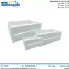 Foto articolo dell\'articolo SET 3 PZ CASSETTA IN LEGNO BIANCA VSL02 