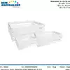 Foto articolo dell\'articolo SET 3 PZ CASSETTA IN LEGNO BIANCA VSL21 