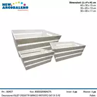 Foto articolo dell\'articolo SET 3 PZ CASSETTA IN LEGNO VSL27 