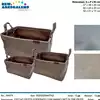 Foto articolo dell\'articolo SET 3 PZ CESTI FODERATI CON MANICI CST147